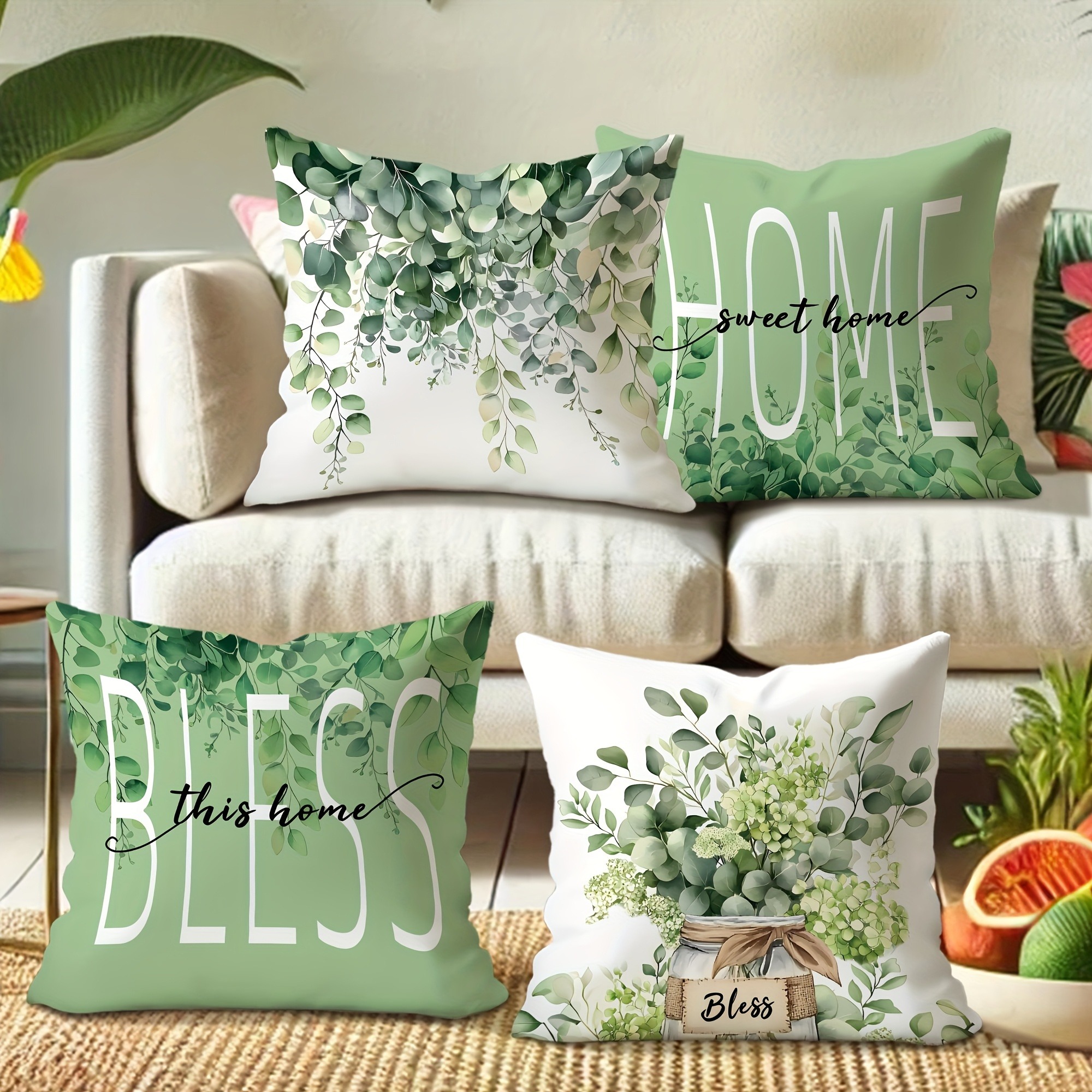 Eucalyptus - Inspired Pillow C – обзор и цена Your Home Textiles