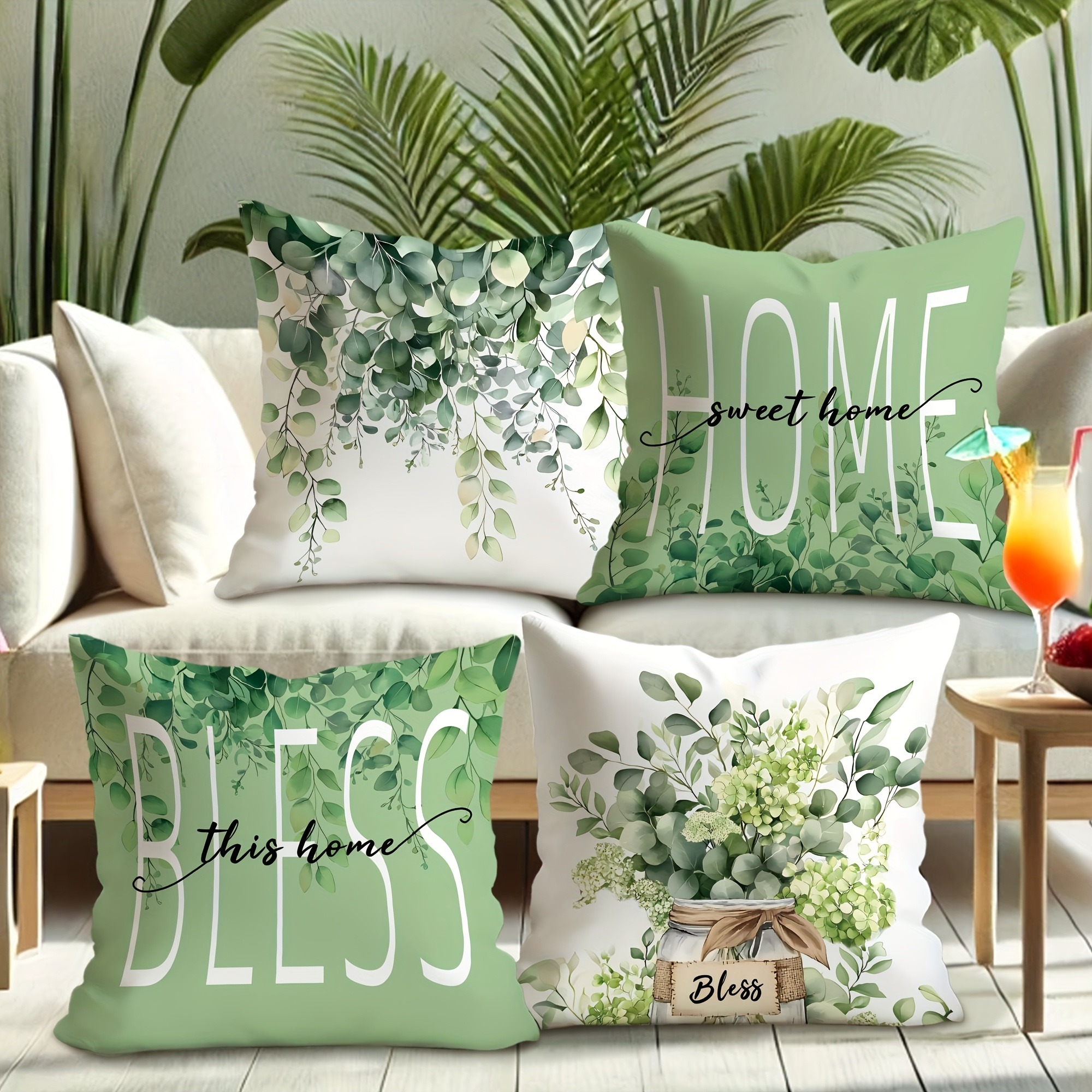 Eucalyptus - Inspired Pillow C – обзор и цена Your Home Textiles