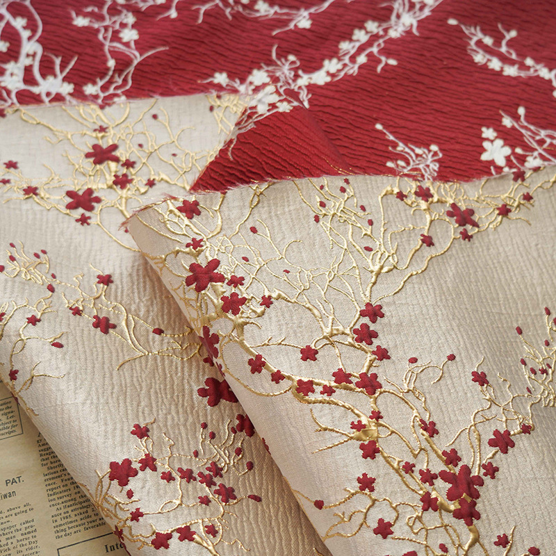 Luxury Red Plum Blossom Jacqua – обзор и цена Luxury Home Textiles Usa