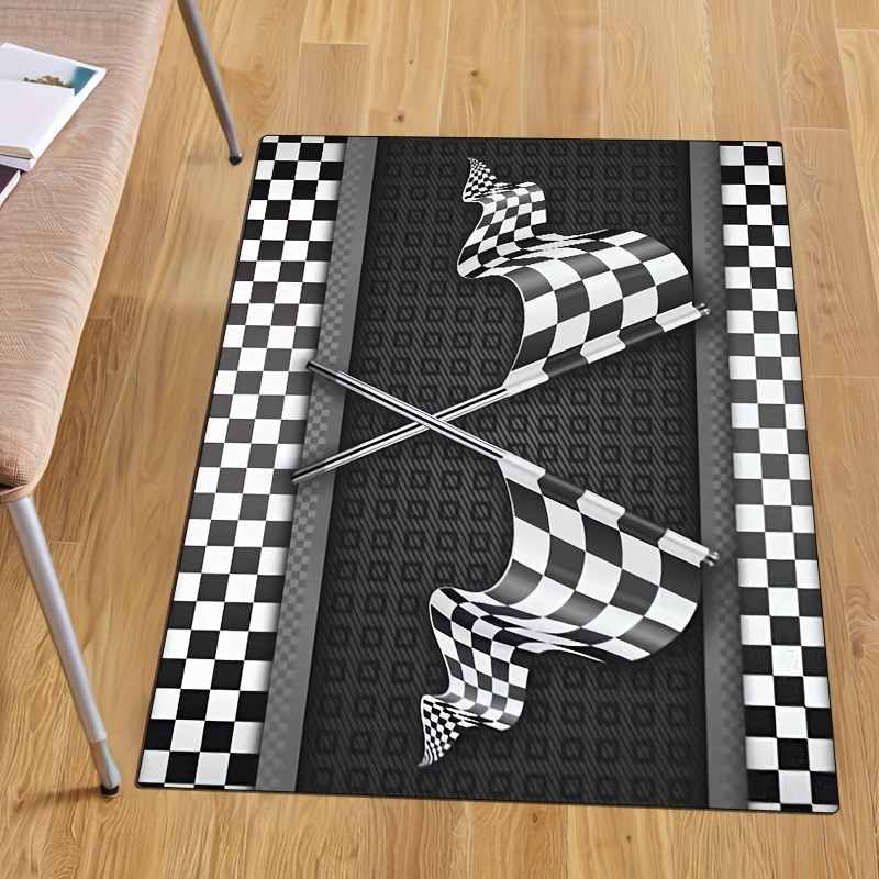 Racing Flag Theme Carpet Cryst – обзор и цена Your Home Textiles