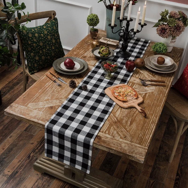 1pc black and White Checkered  – обзор и цена Home Textiles Plaid