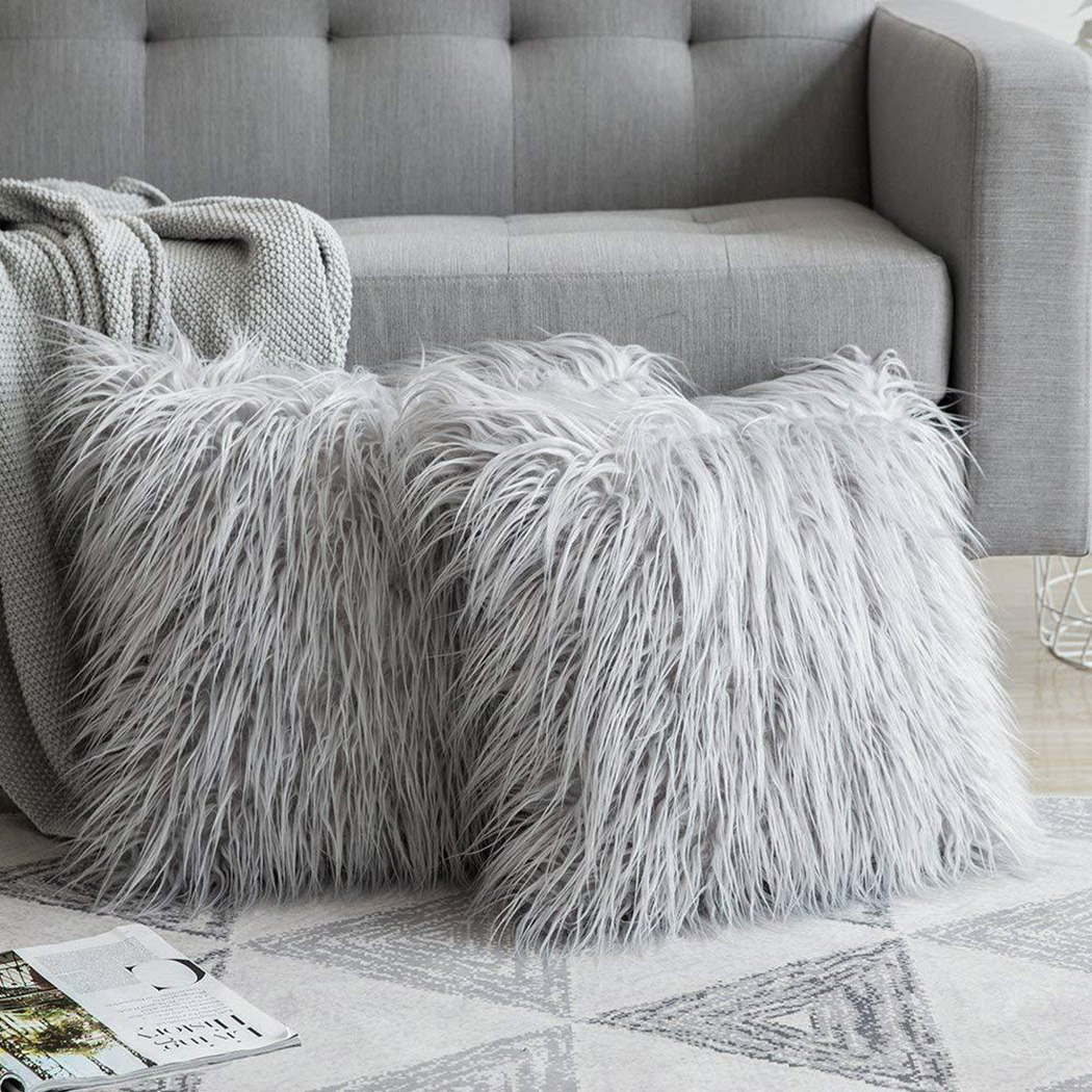 Soft Long Fur Fluffy Sofa Pill – обзор и цена Luxury Home Textiles Usa