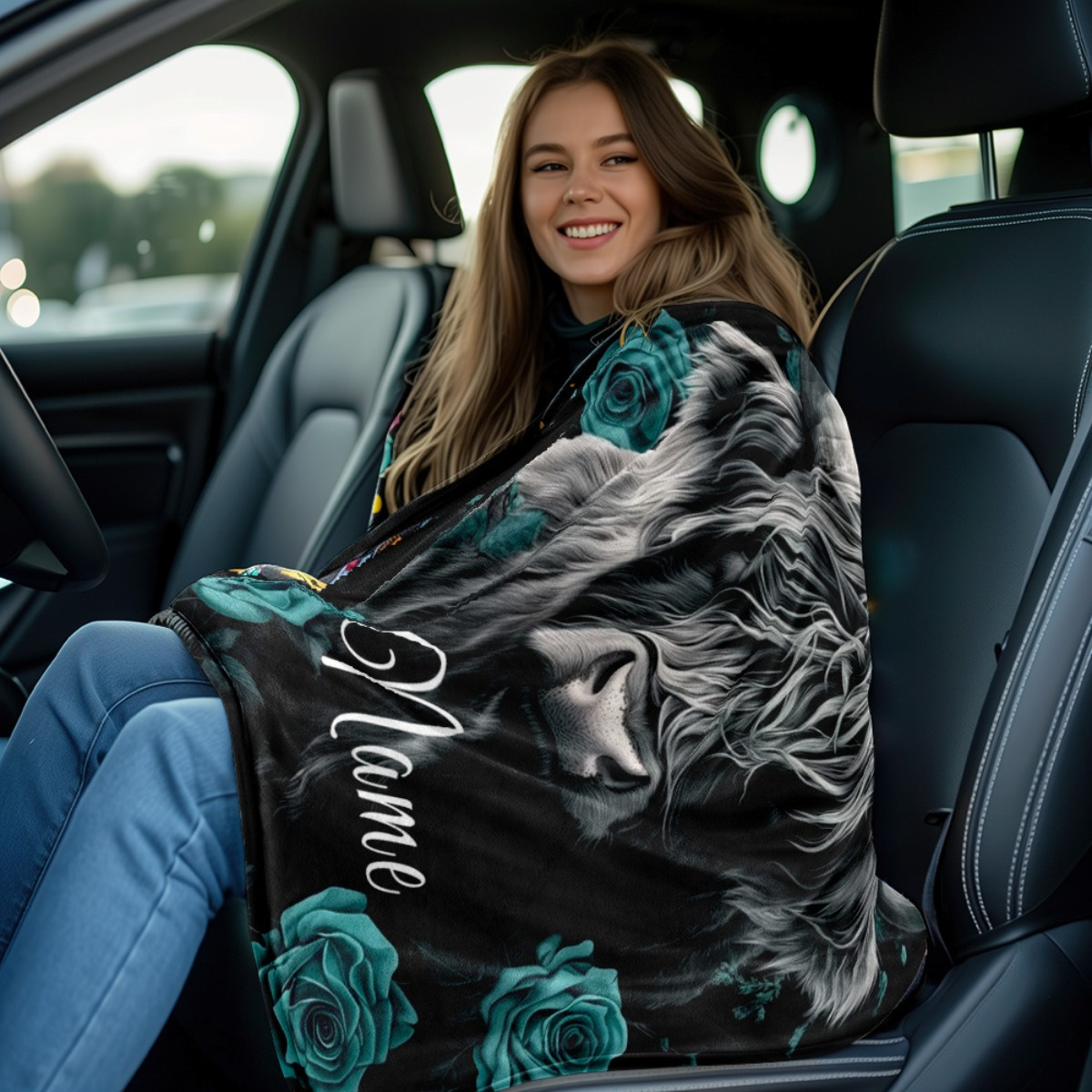 Personalized Highland Cow Blan – обзор и цена Highland Home Textiles