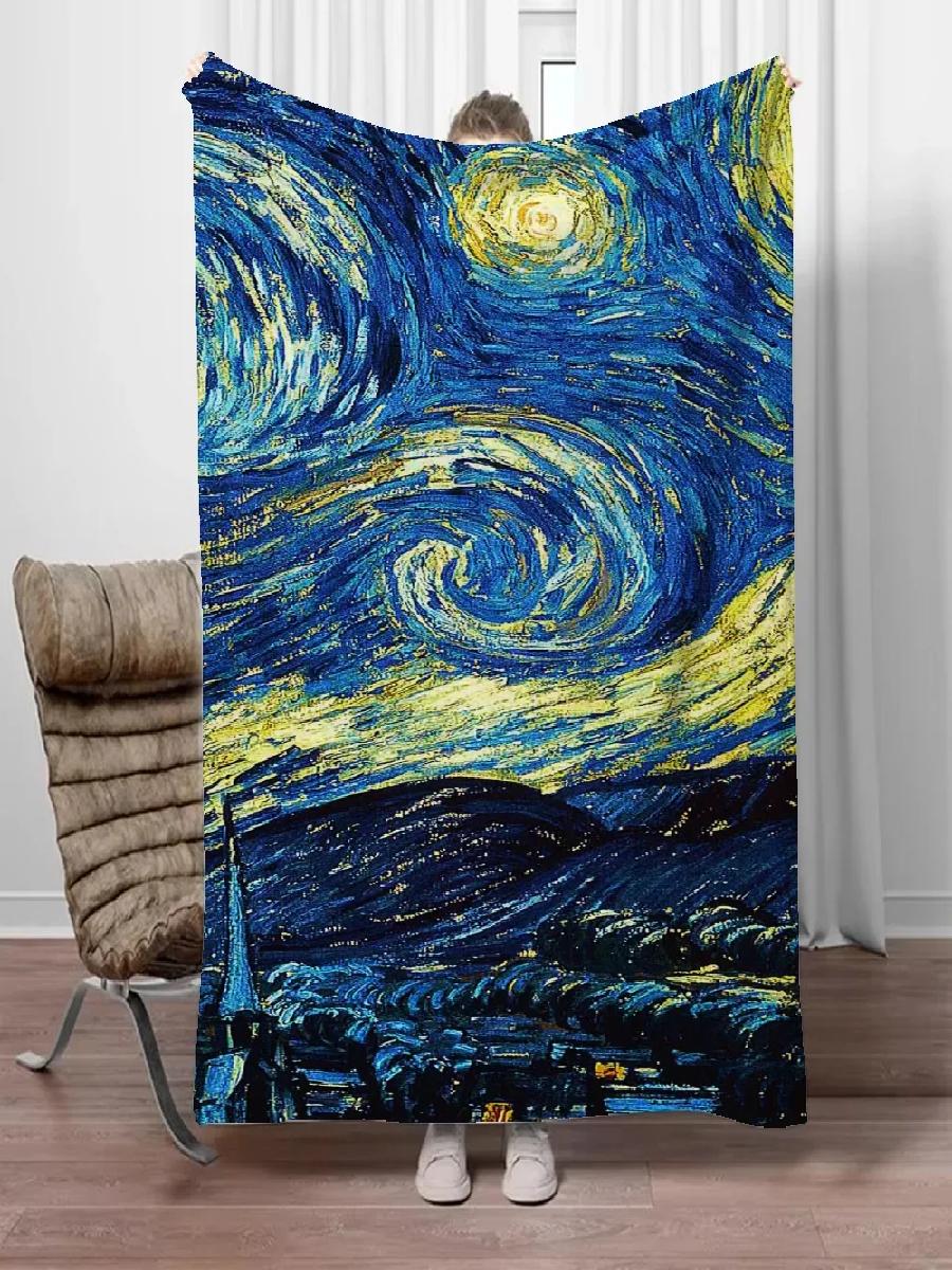 Van Gogh Boho Throw Blanket fo – обзор и цена Luxury Home Textiles Usa