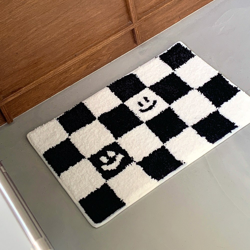 VIKAMA Checkerboard Print Door – обзор и цена Home Textiles Plaid