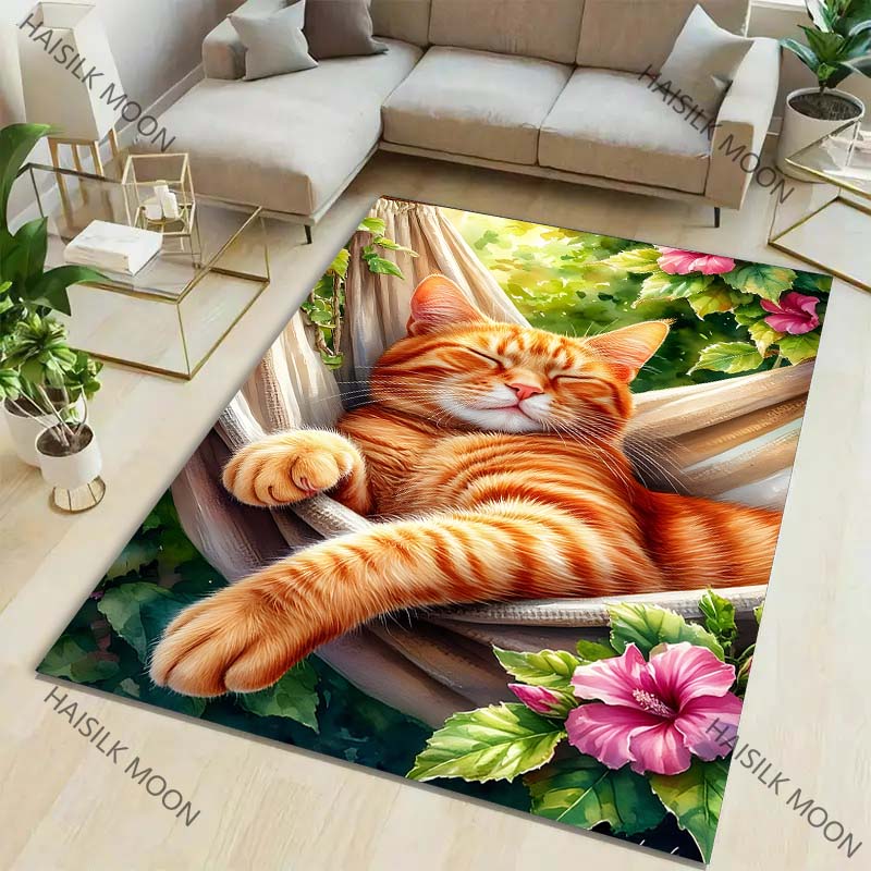 Orange Cat in The Afternoon Pa – обзор и цена Luxury Home Textiles Usa