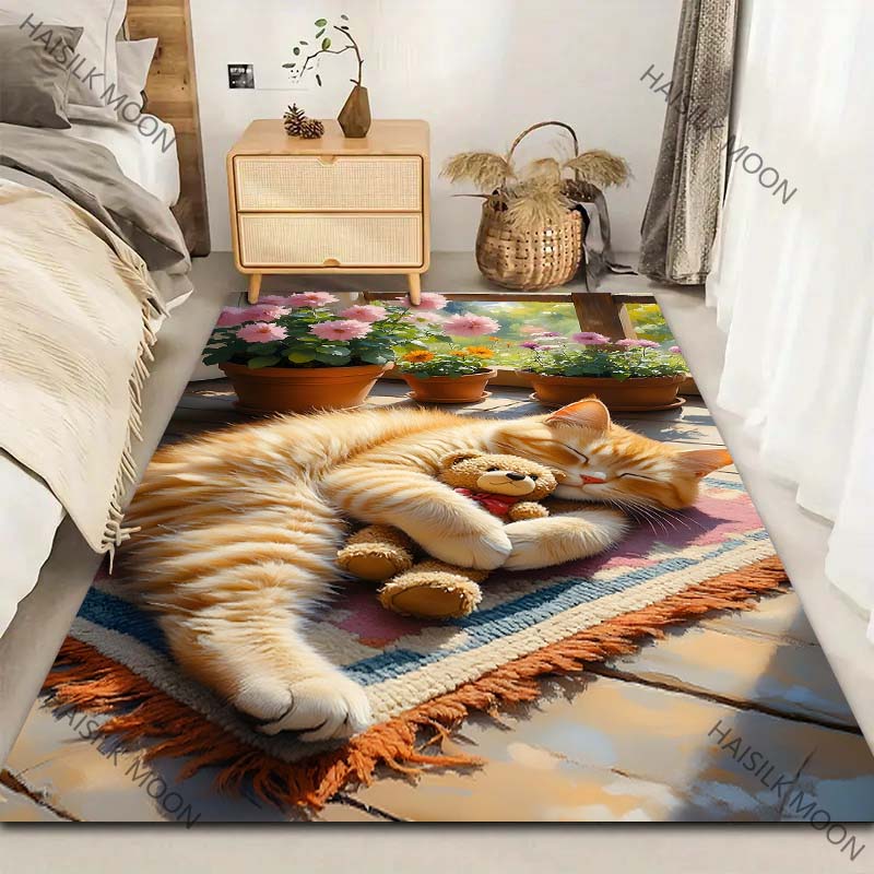 Orange Cat in The Afternoon Pa – обзор и цена Luxury Home Textiles Usa