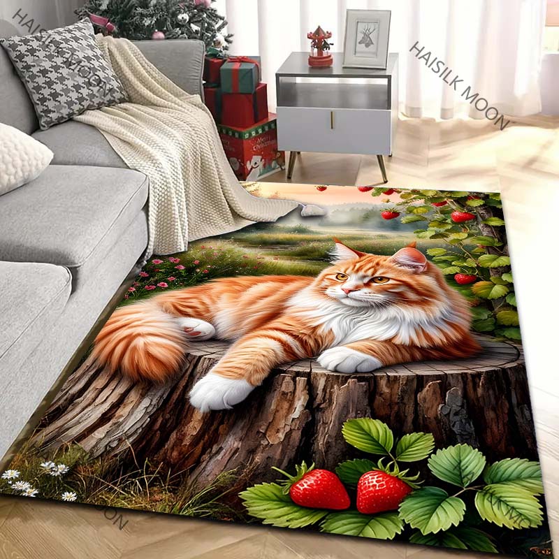 Orange Cat in The Afternoon Pa – обзор и цена Luxury Home Textiles Usa