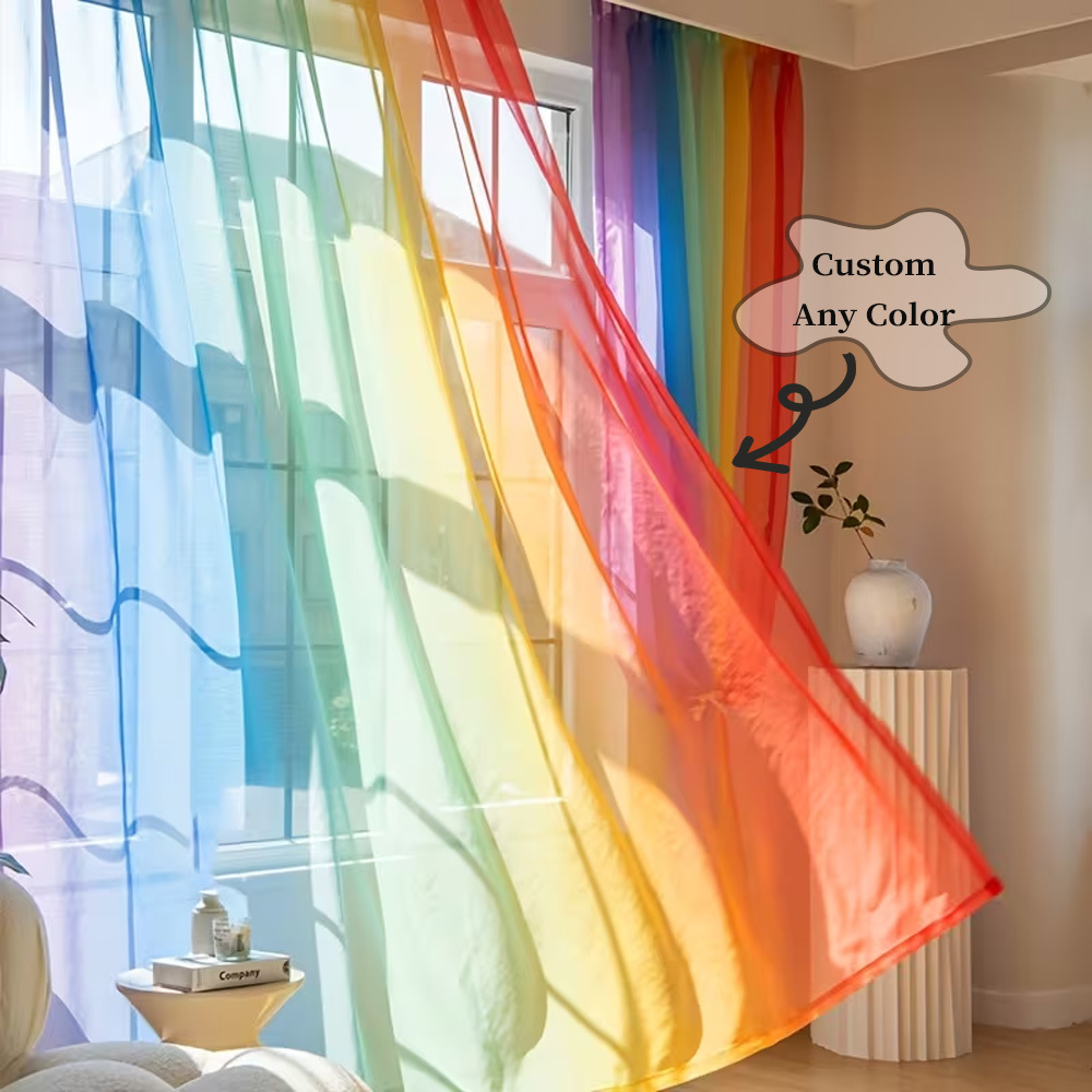 Custom 2D Flat 2pcs Sheer Curt – обзор и цена Your Home Textiles
