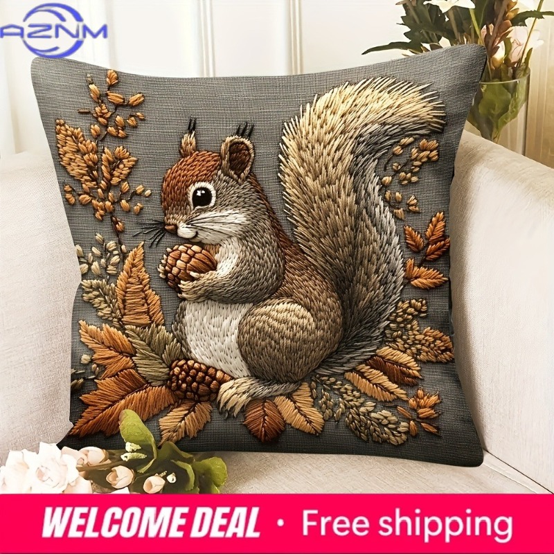 Squirrel Pillow Cover: Nature' – обзор и цена Your Home Textiles