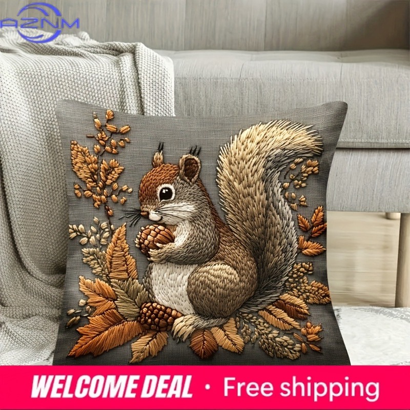 Squirrel Pillow Cover: Nature' – обзор и цена Your Home Textiles