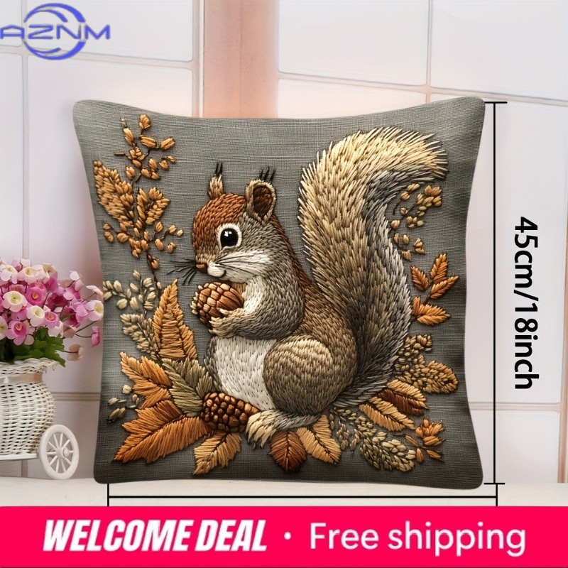 Squirrel Pillow Cover: Nature' – обзор и цена Your Home Textiles