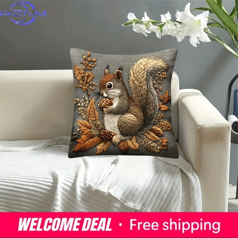Squirrel Pillow Cover: Nature' – обзор и цена Your Home Textiles