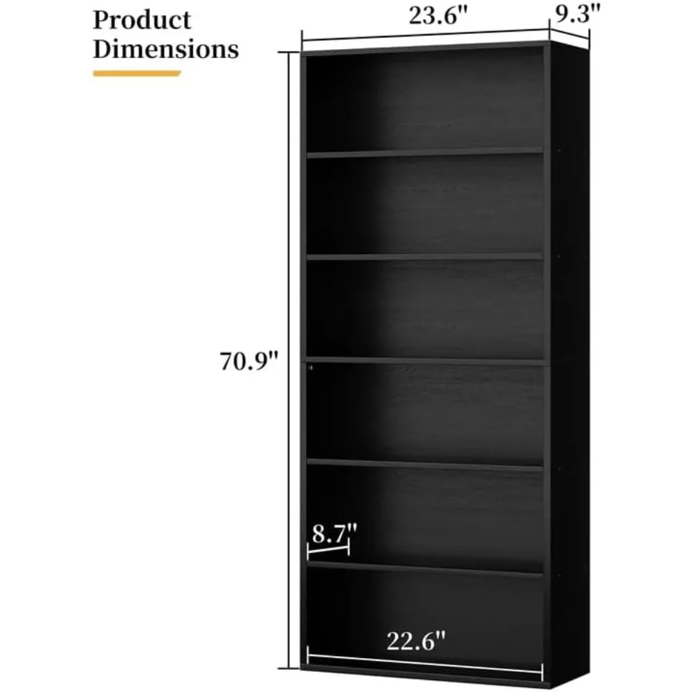 6-Tier Tall Open Bookcase, 70. – обзор и цена Home & Hotel Textiles Private Limited