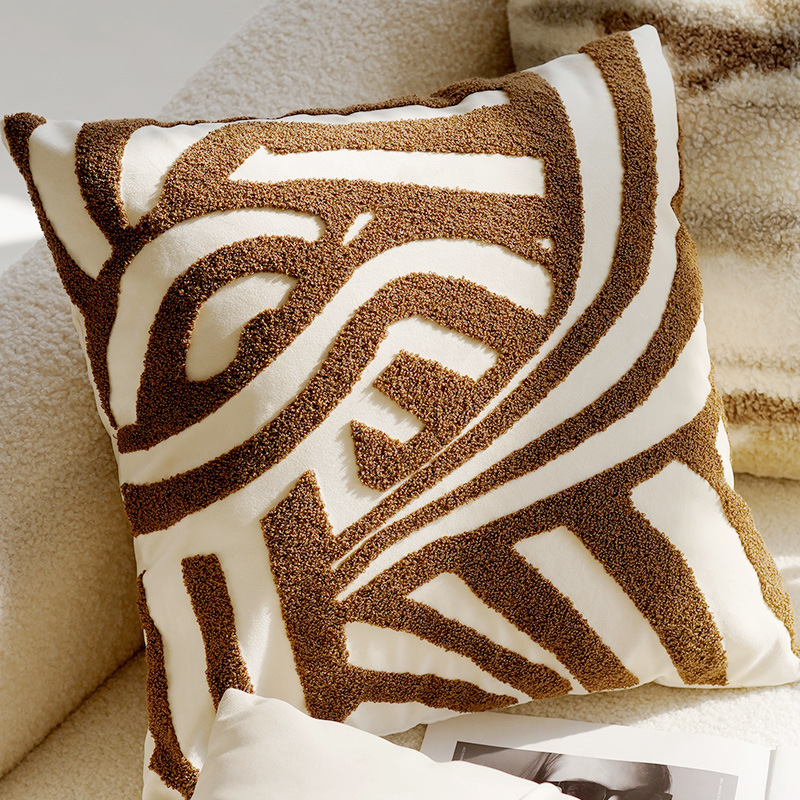45x45CM Brown Vintage Nordic T – обзор и цена Luxury Home Textiles Usa