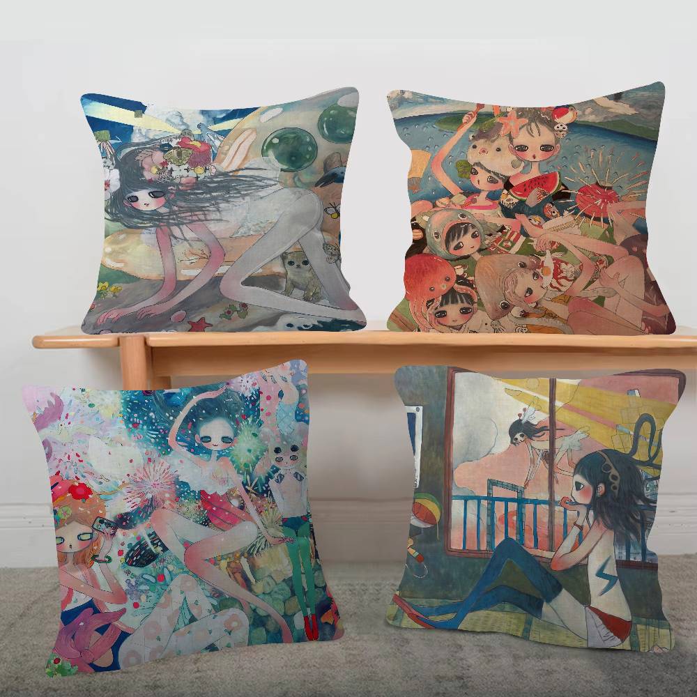 Artist Aya Takano Pillow Case  – обзор и цена Aya Home Textiles