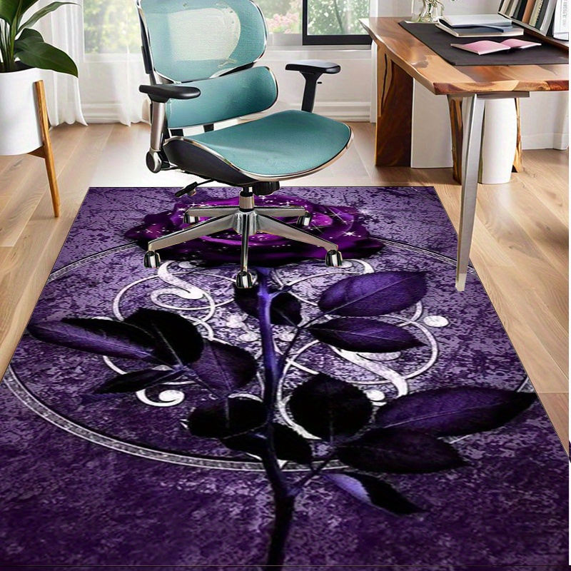 Purple Leaf Rug for Elegant Of – обзор и цена Luxury Home Textiles Usa
