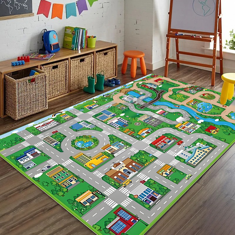 Car Play Mat for Girls and Boy – обзор и цена Home Textiles Plaid