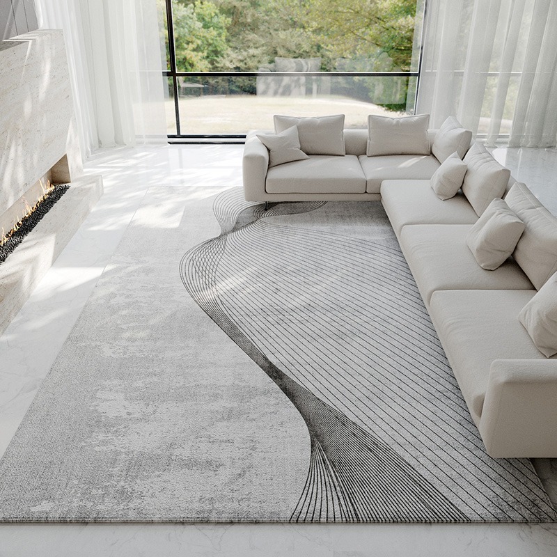 Abstract Light Gray Carpet Mod – обзор и цена Luxury Home Textiles Usa