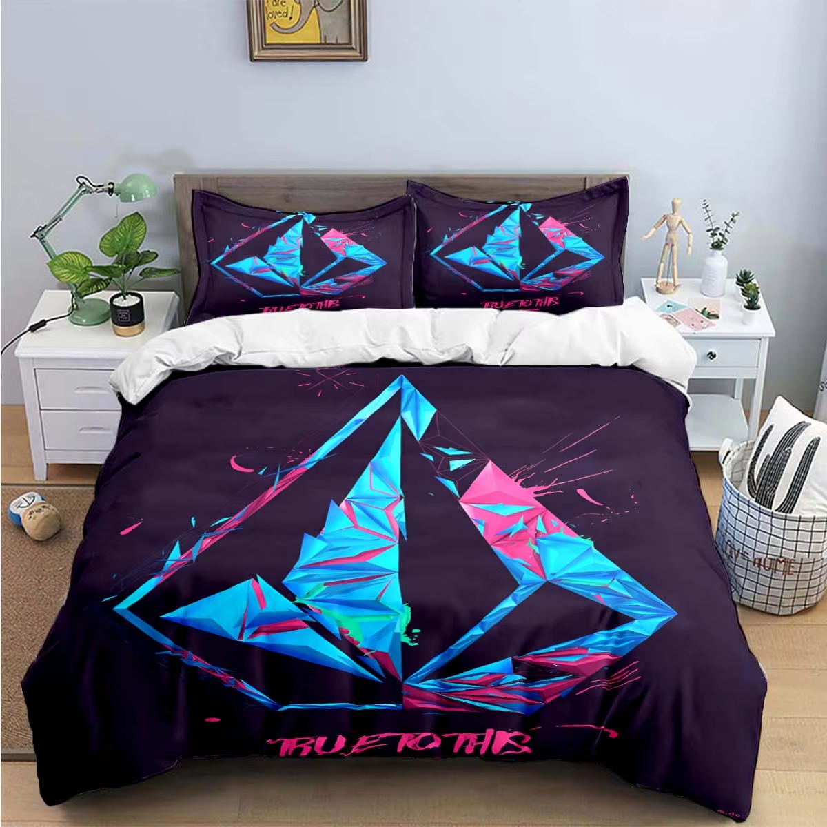 New V-VOLCOM 3d Print Bedding  – обзор и цена Luxury Home Textiles Usa