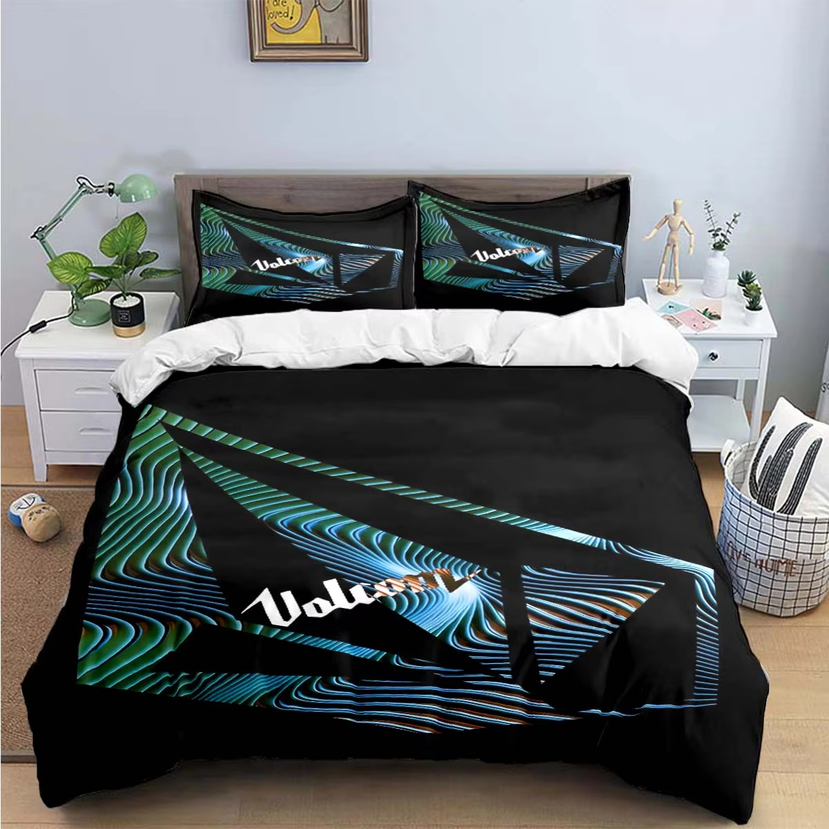 New V-VOLCOM 3d Print Bedding  – обзор и цена Luxury Home Textiles Usa