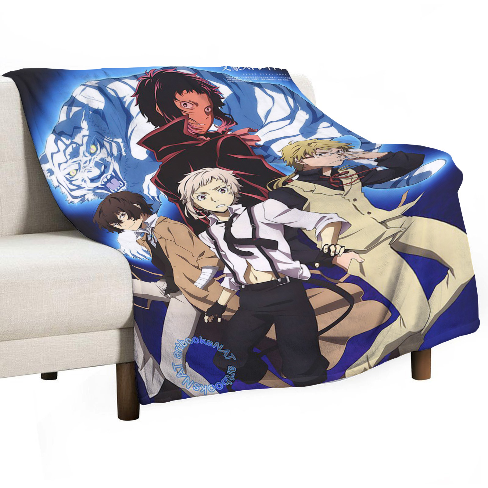 Bungo Stray Dogs Sofa Throw Bl – обзор и цена Luxury Home Textiles Usa