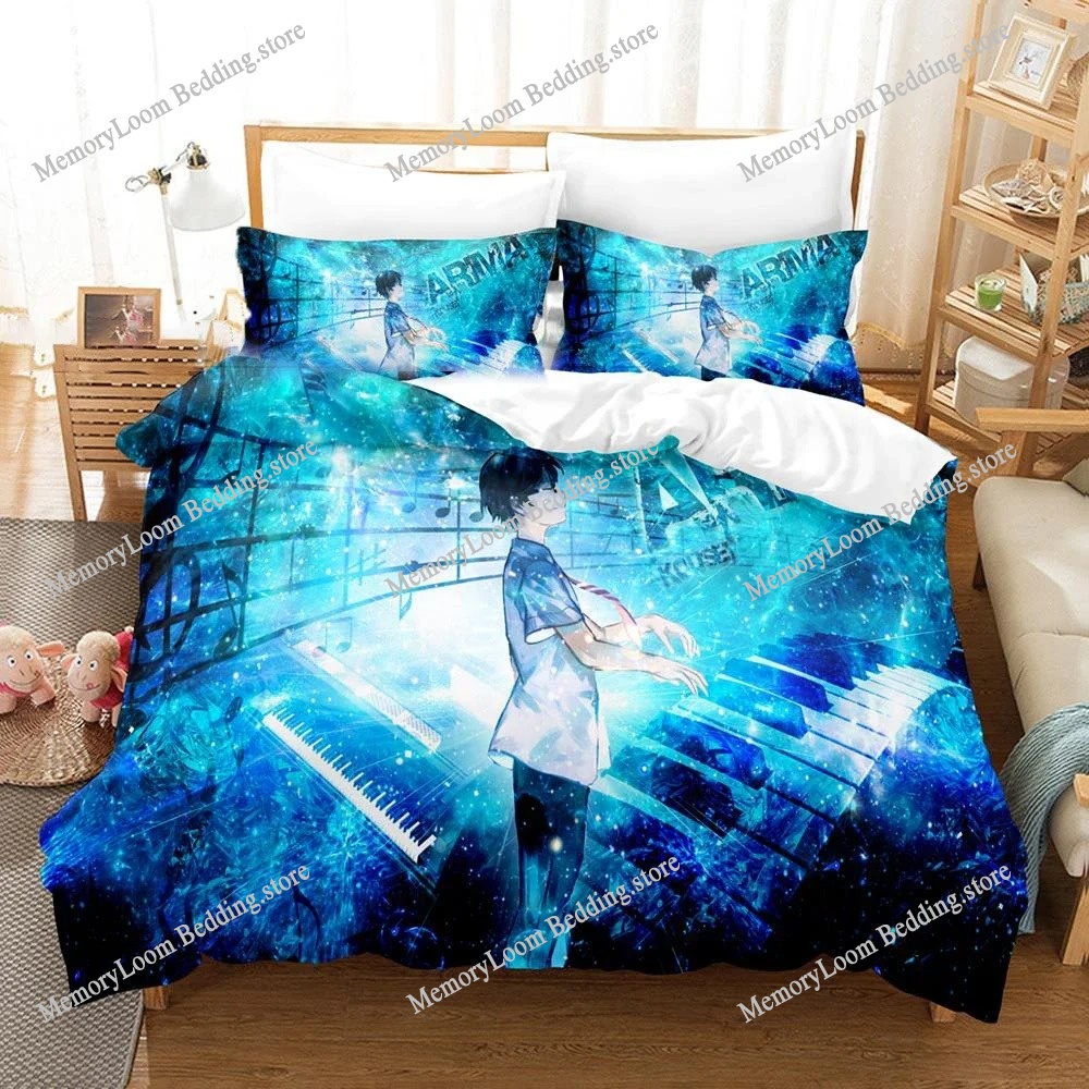 3D Anime Your Lie in April Bed – обзор и цена Your Home Textiles