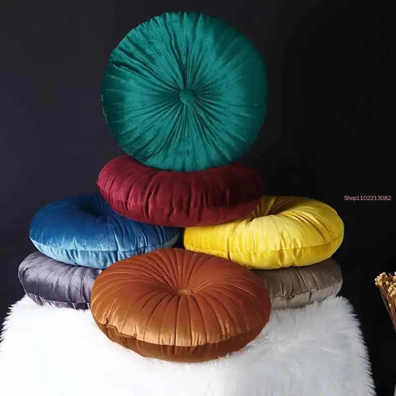 Velvet Round Pumpkin Seat Chai – обзор и цена Home.Textiles Cushion