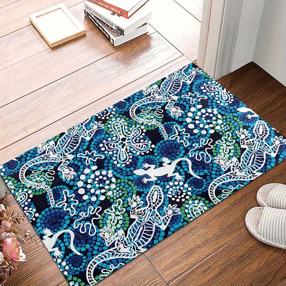 1pc Blue Style Square Rug Deco – обзор и цена Your Home Textiles