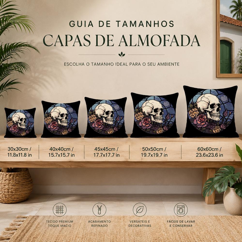 Anime Skull heart print Pillow – обзор и цена Home Textiles Premium